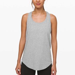 Lululemon Love Tank In Grey, Size 12. (LBB104)
